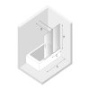 NEW TRENDY Parawan nawannowy przesuwny SMART 110x150 EXK-4097